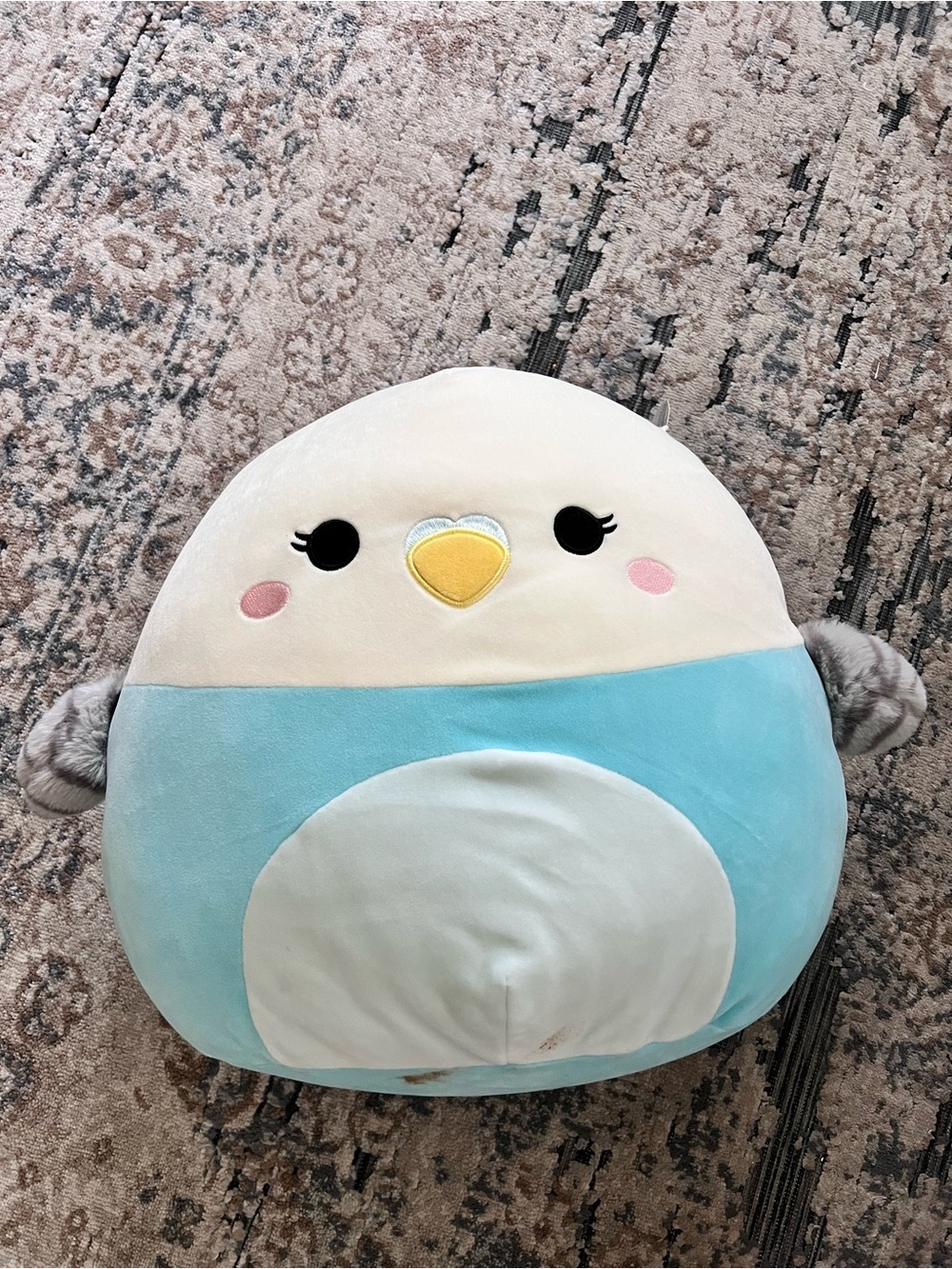 Squishmallows Tycho the Parakeet Plush Pillow
